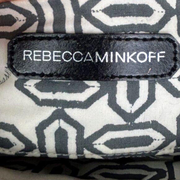 Rebecca Minkoff Quilted Affair Studded Mini Crossbody or Shoulder Flap Bag Grey - Picture 10 of 15